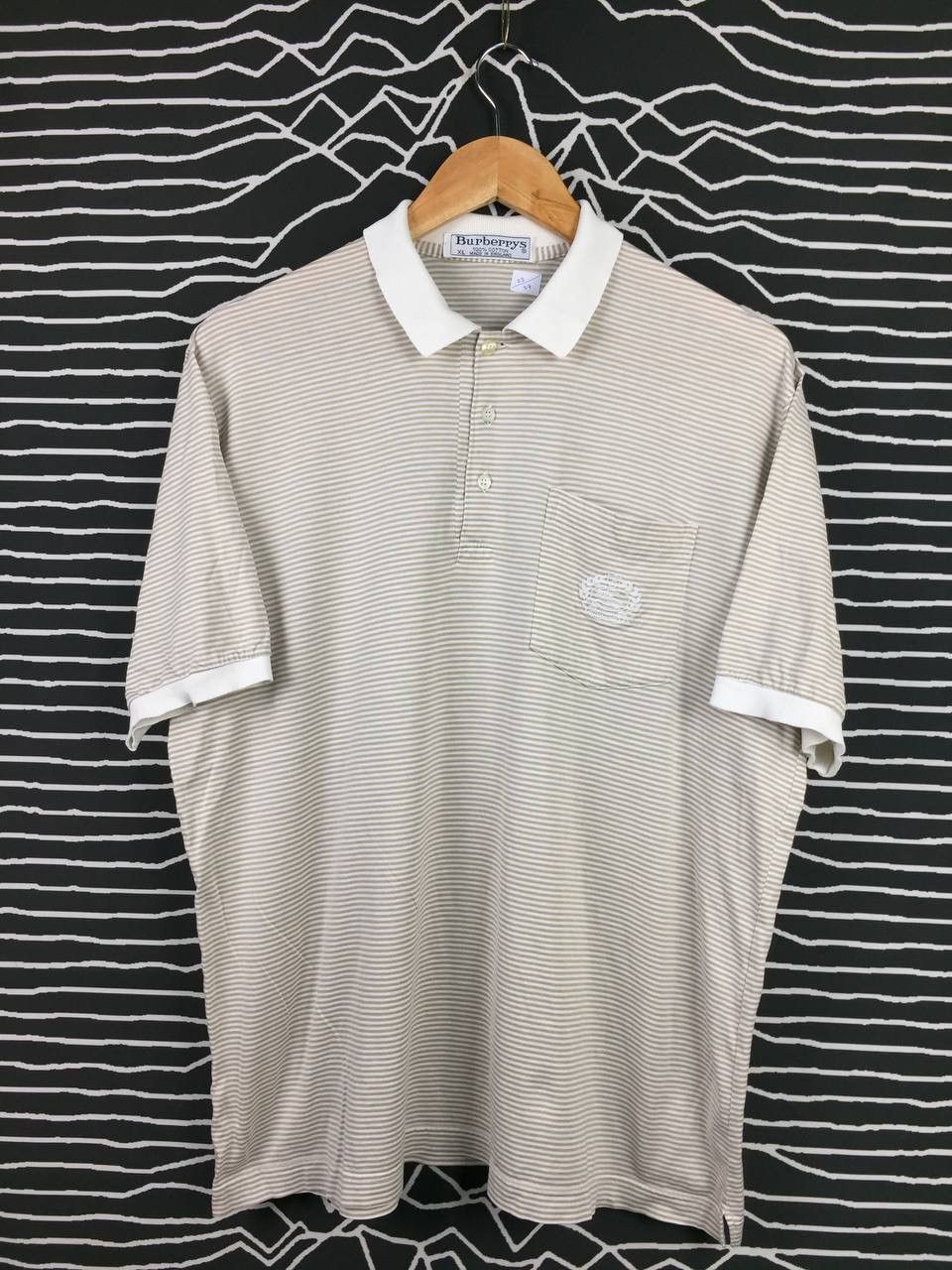 Burberry Vtg Burberrys Of London Made In England Polo Tee Size US XL / EU 56 / 4 - 2 Thumbnail
