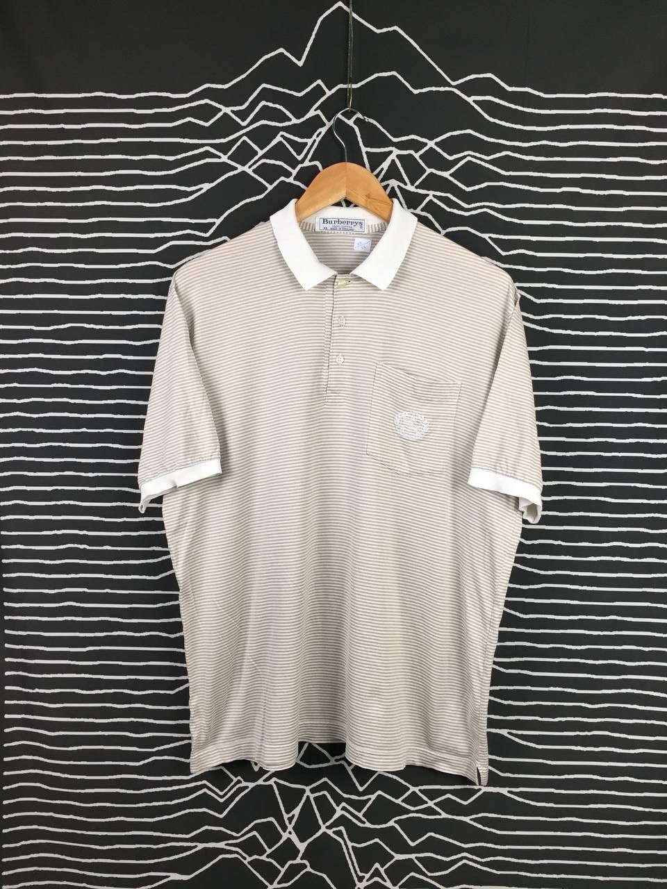 Burberry Vtg Burberrys Of London Made In England Polo Tee Size US XL / EU 56 / 4 - 1 Thumbnail