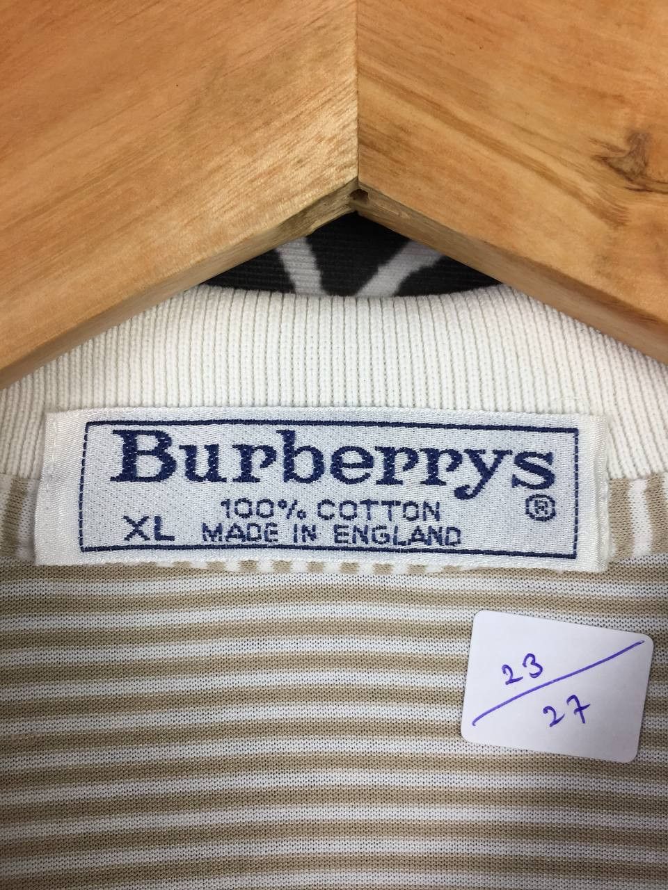Burberry Vtg Burberrys Of London Made In England Polo Tee Size US XL / EU 56 / 4 - 6 Thumbnail
