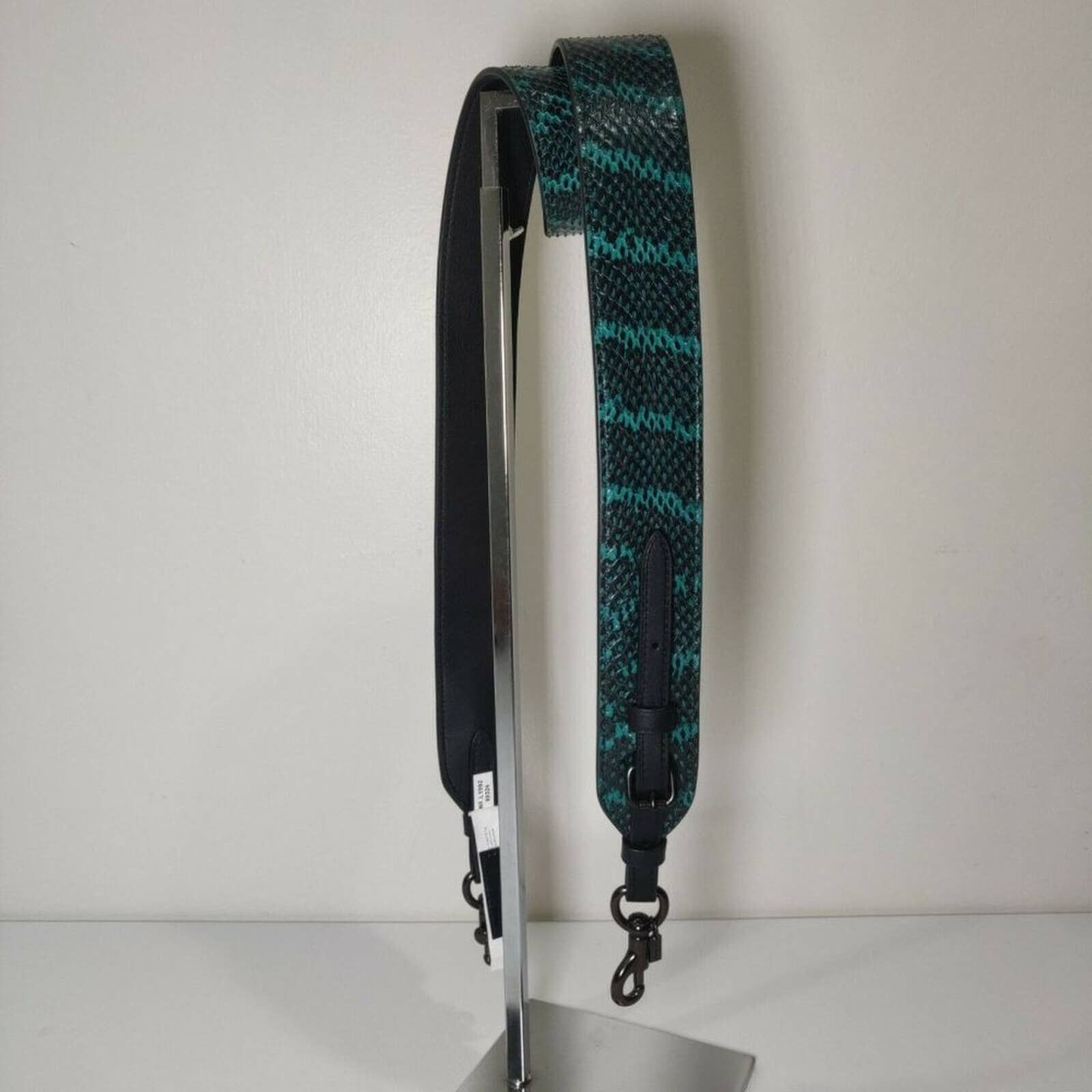 NWT COACH 89324 Novelty Strap In Genuine Snakeskin