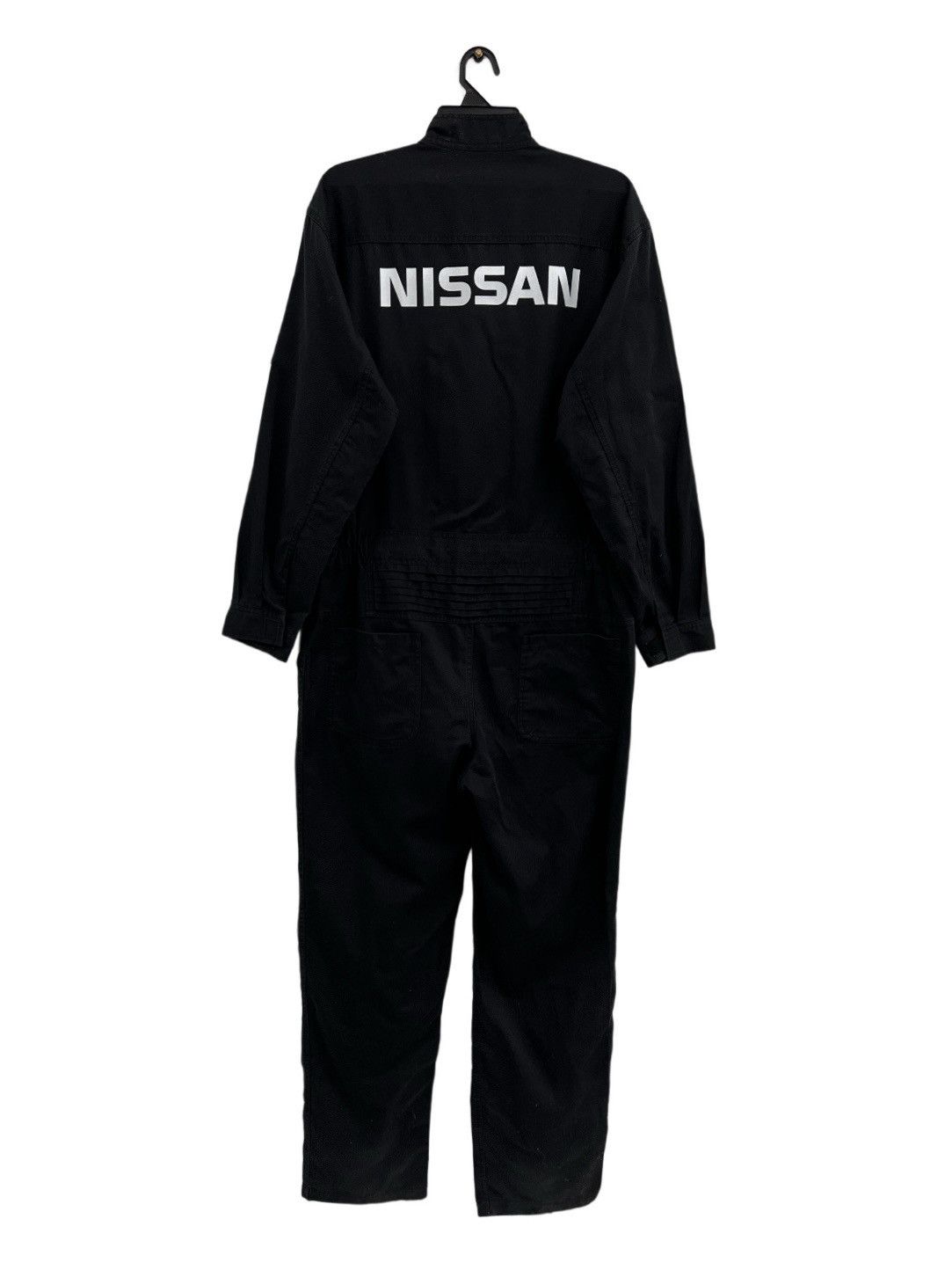 image of Overalls x Racing Vintage 90's Nissan Racing Overall Jumpsuits in Black, Men's (Size 38)