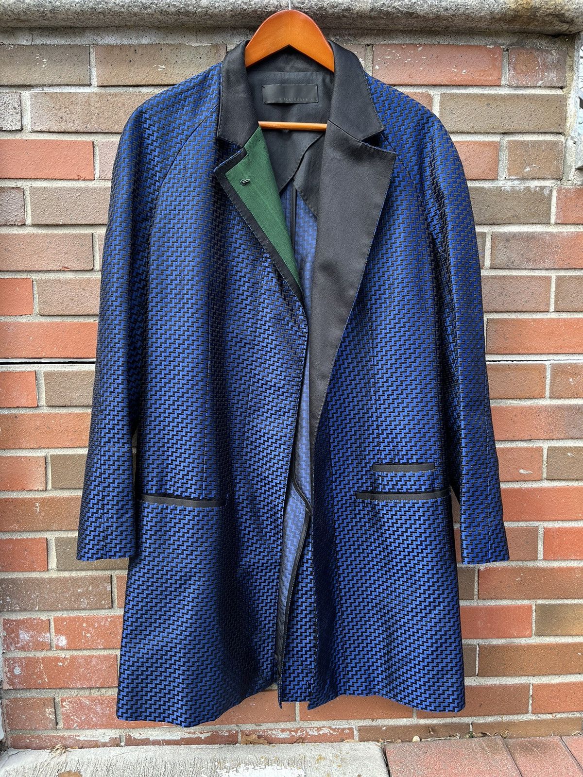 UNLINED Silk Woven Coat