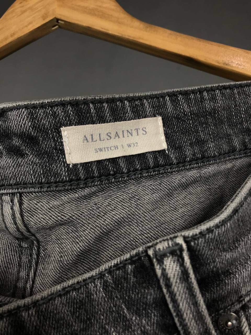Allsaints Allsaints luxury streetwear gray denim shorts Size US 32 / EU 48 - 3 Thumbnail