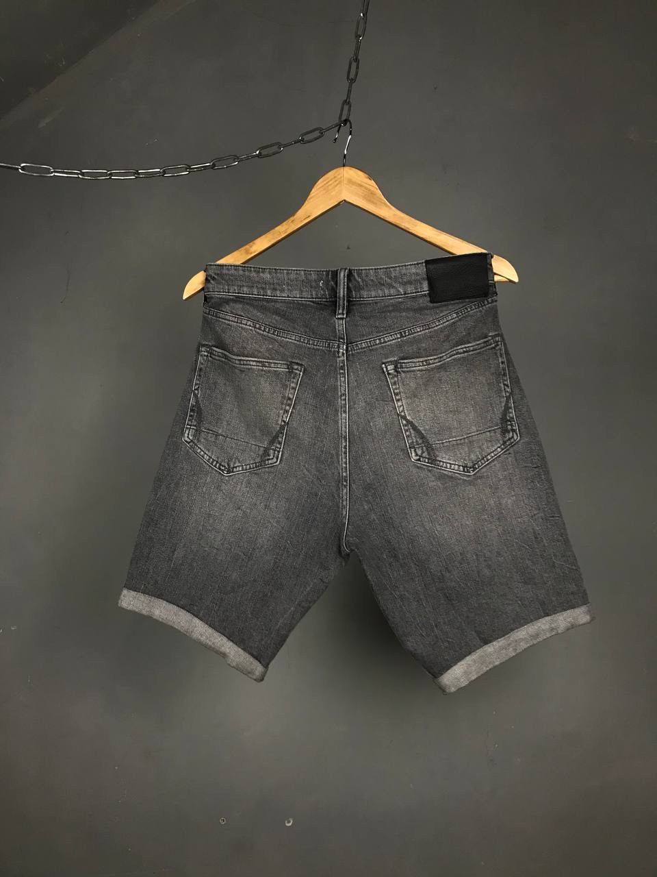 Allsaints Allsaints luxury streetwear gray denim shorts Size US 32 / EU 48 - 8 Thumbnail
