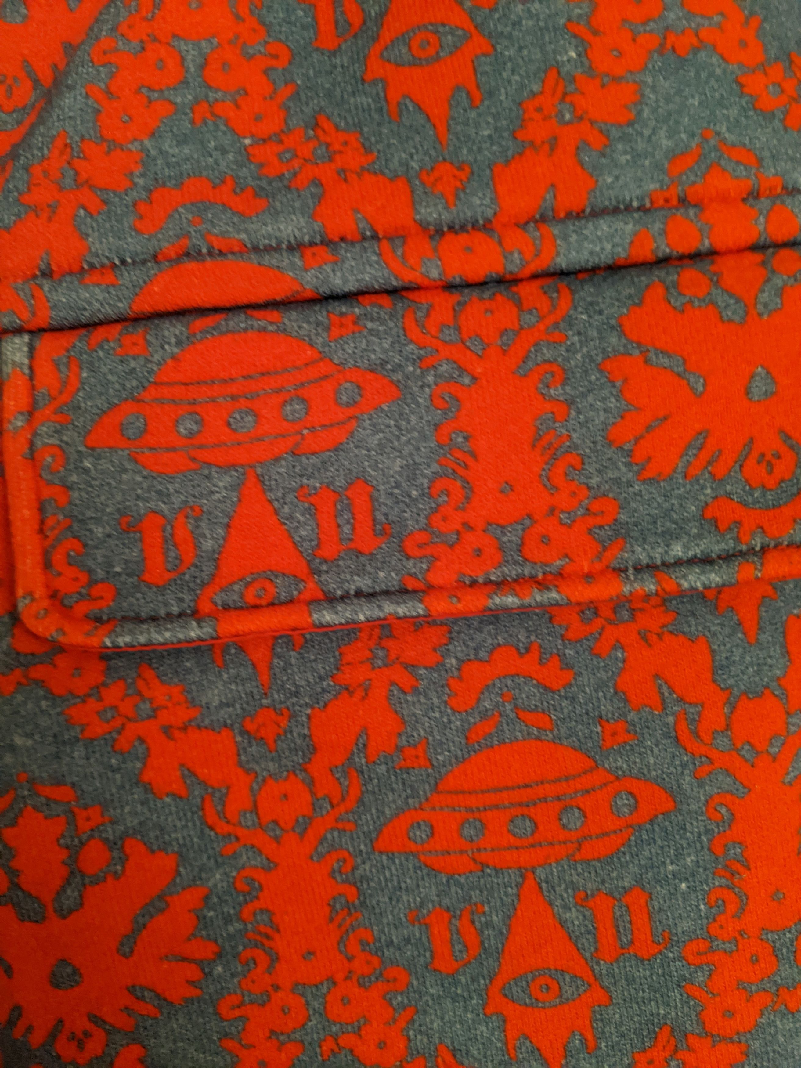 Undercover × Valentino Tapered Printed Loopback Cotton-Jersey Sweatpants Size US 32 / EU 48 - 5 Thumbnail
