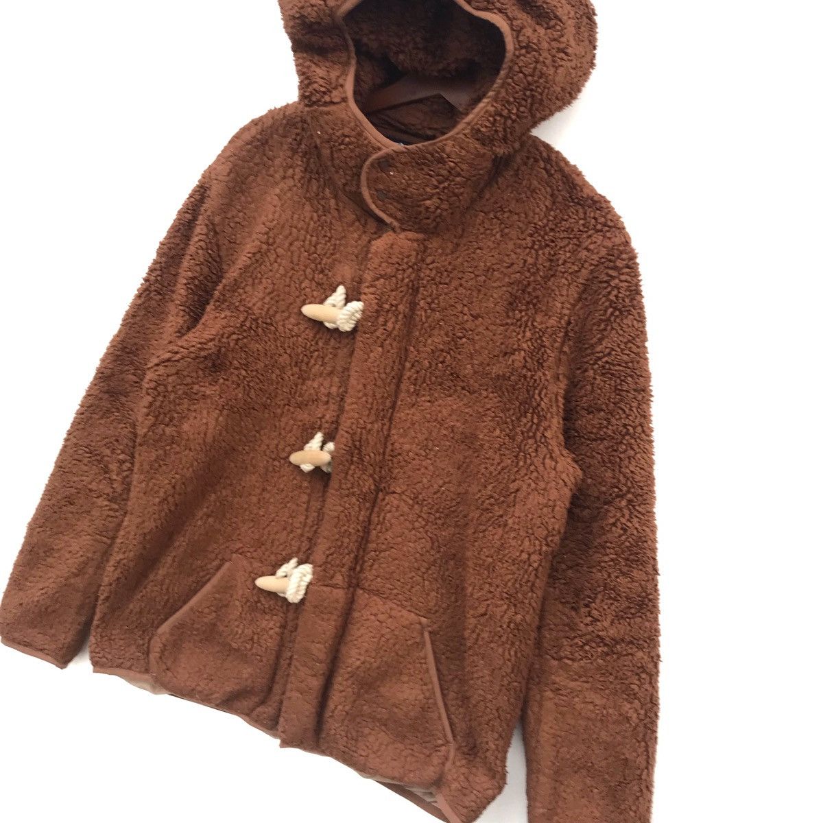 Issey Miyake Mercibeaucoup By Issey Miyake Hoodie Faux Fur Sweatshirt Size US M / EU 48-50 / 2 - 3 Thumbnail