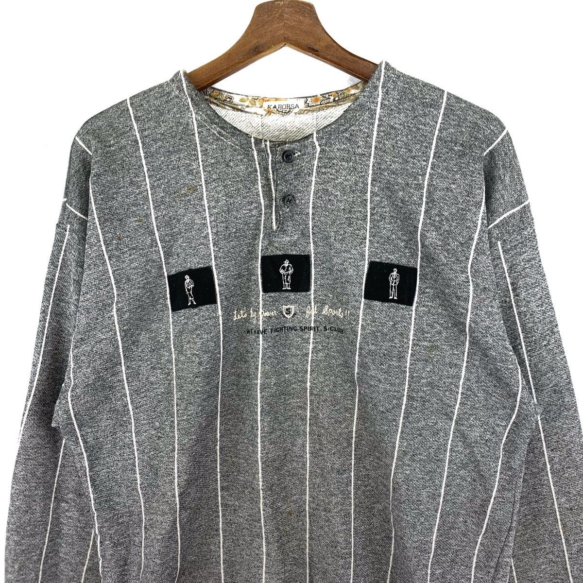 Japanese Brand Kaborsa HafZip Knit Sweatshirt Size US M / EU 48-50 / 2 - 2 Thumbnail