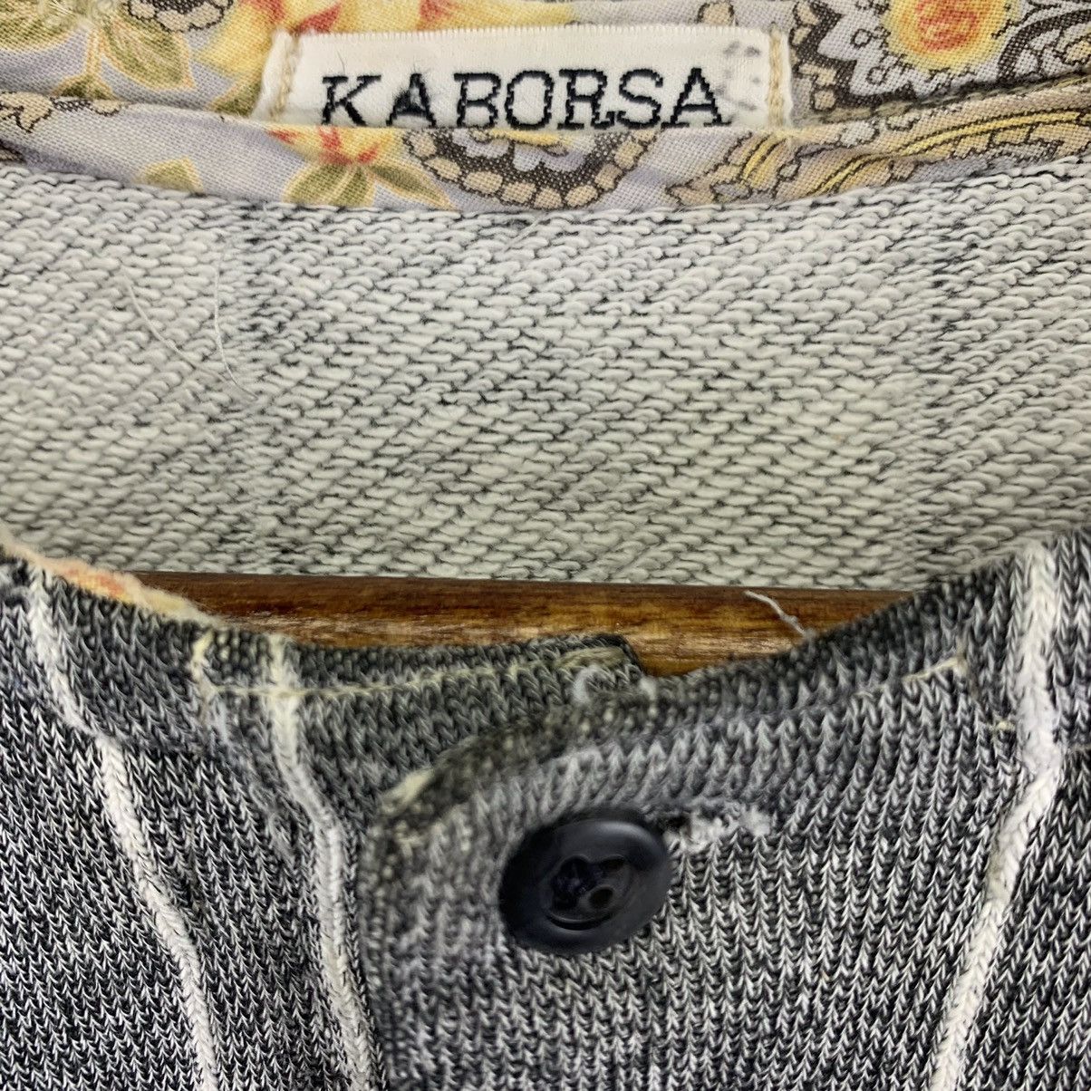 Japanese Brand Kaborsa HafZip Knit Sweatshirt Size US M / EU 48-50 / 2 - 5 Thumbnail