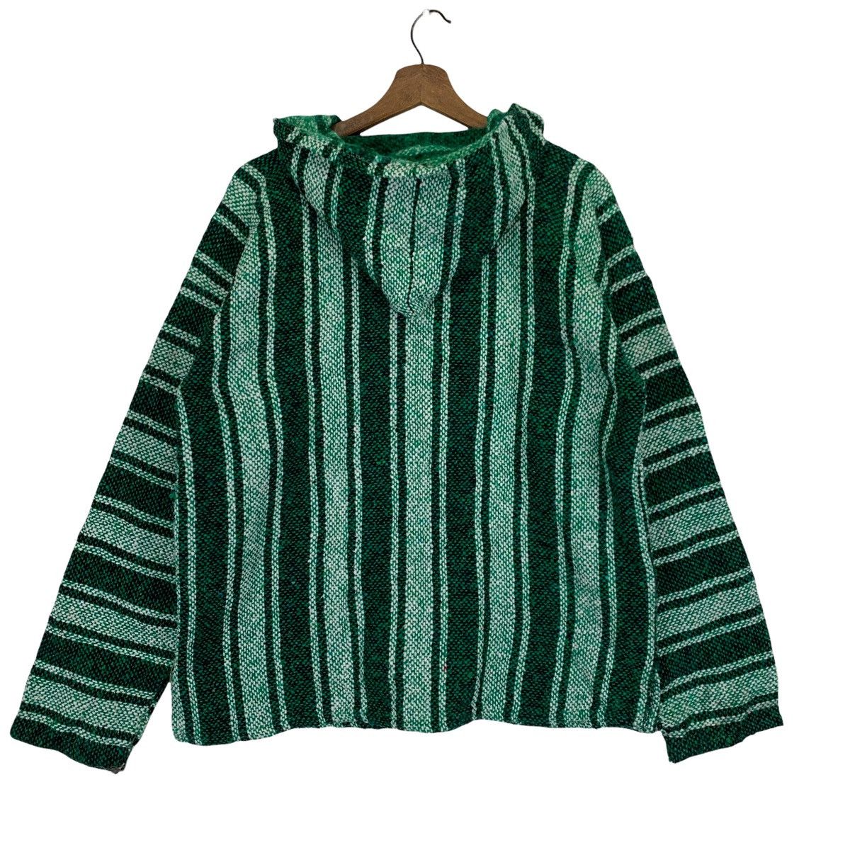 Mexican Threads Mexican Baja Hoodie Striped Jumper Sweater Size US M / EU 48-50 / 2 - 4 Thumbnail
