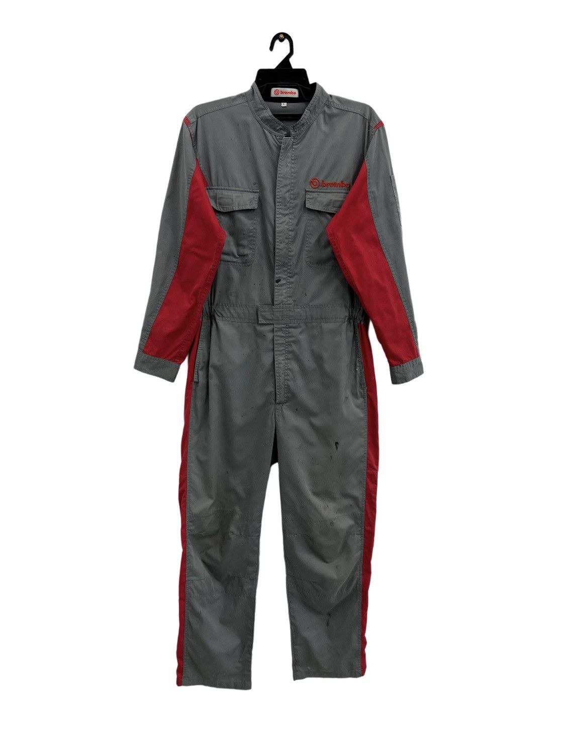 Vintage Vintage Brembo Mechanic Coveralls Workwear Jumpsuit Large Size US 36 / EU 52 - 2 Thumbnail