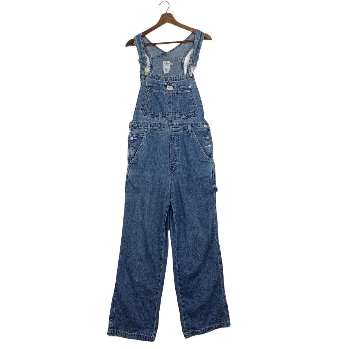 Calvin Klein Vintage 90s Calvin Klein Overall Jumper Denim Bottom Size US 32 / EU 48 - 1 Thumbnail
