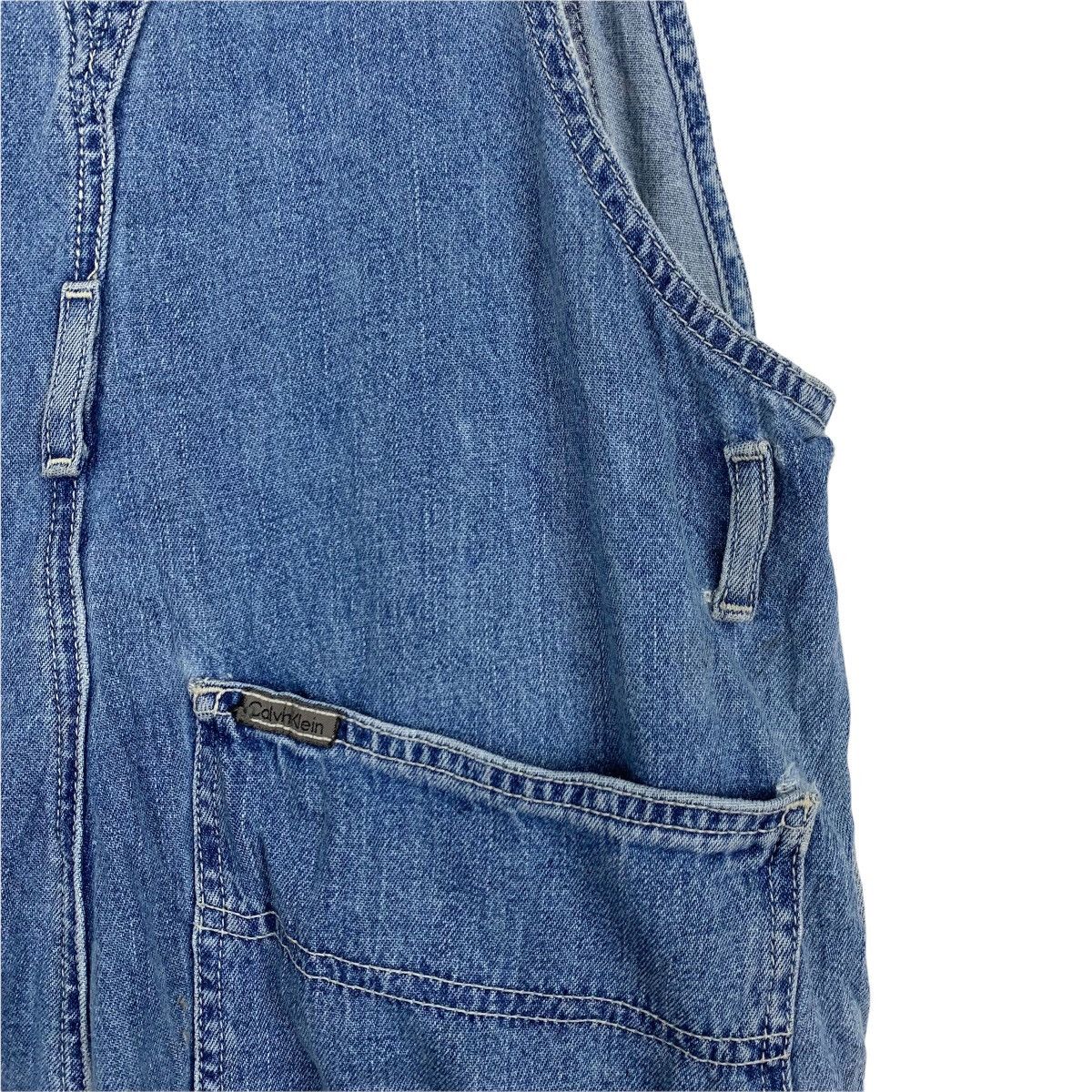 Calvin Klein Vintage 90s Calvin Klein Overall Jumper Denim Bottom Size US 32 / EU 48 - 6 Thumbnail
