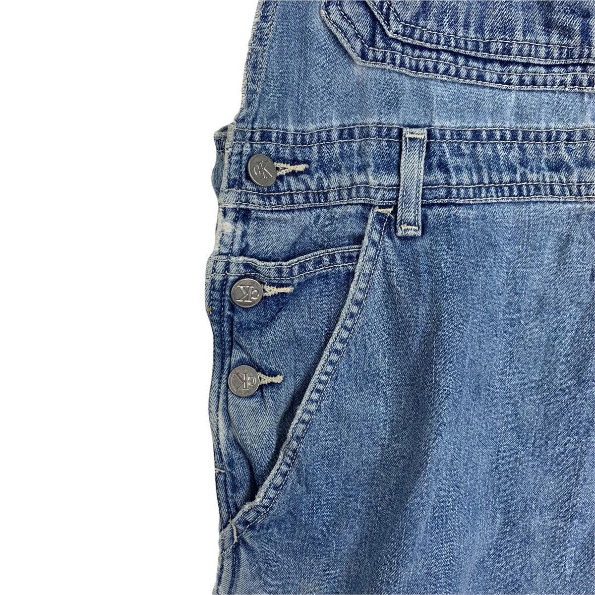 Calvin Klein Vintage 90s Calvin Klein Overall Jumper Denim Bottom Size US 32 / EU 48 - 4 Thumbnail