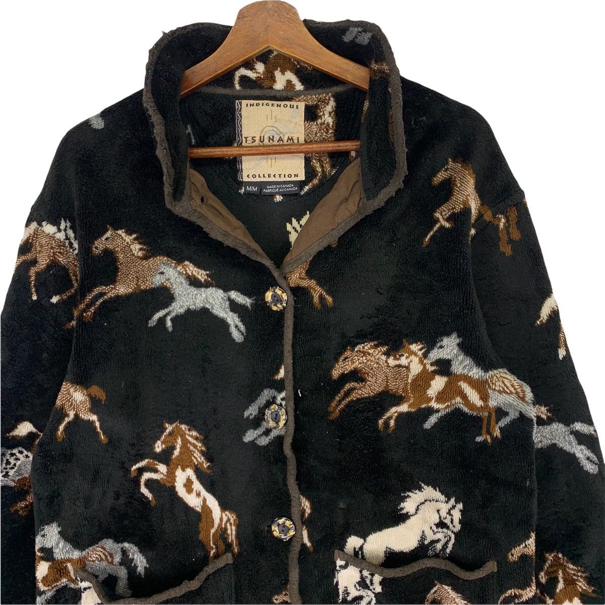 Other Tsunami Indigenous Collection Printed Horse Sweater Size US M / EU 48-50 / 2 - 2 Thumbnail