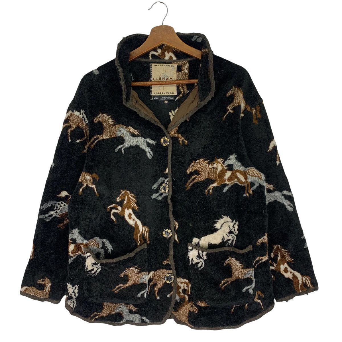 Other Tsunami Indigenous Collection Printed Horse Sweater Size US M / EU 48-50 / 2 - 1 Thumbnail