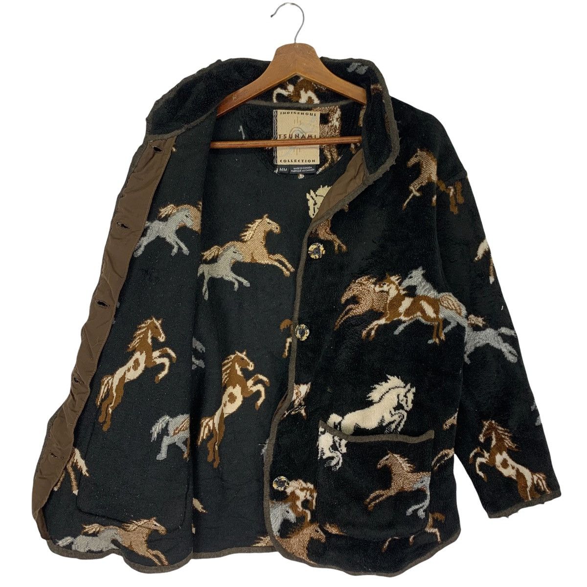Other Tsunami Indigenous Collection Printed Horse Sweater Size US M / EU 48-50 / 2 - 4 Thumbnail