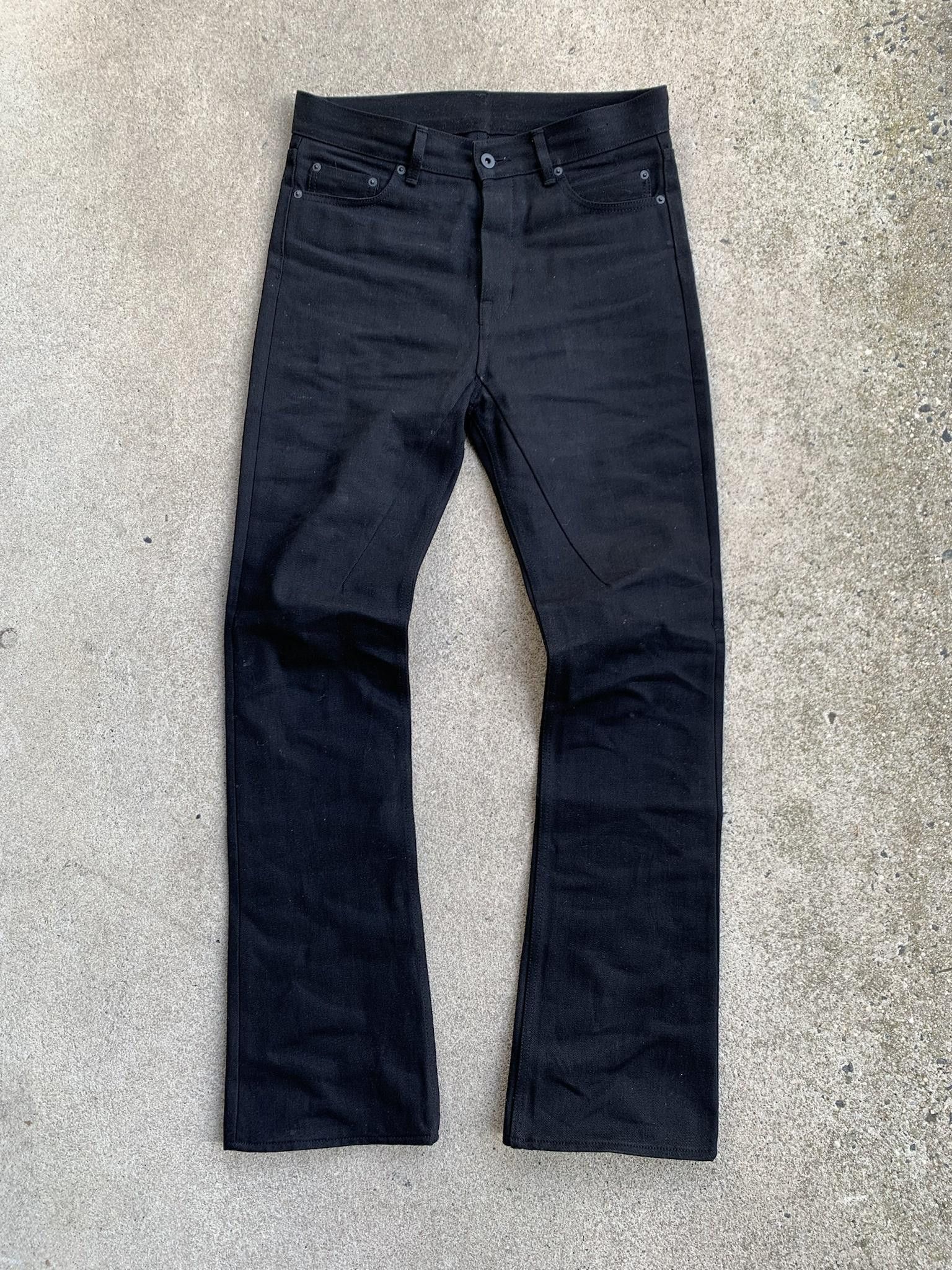 Rick Owens × Rick Owens Drkshdw Rick Owens JIM Cut 16oz Black 