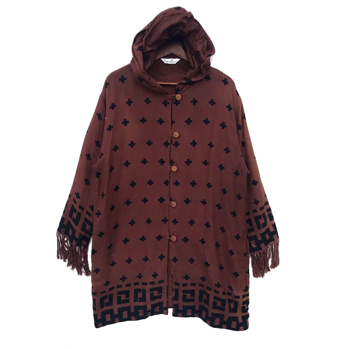 Aran Isles Knitwear Vintage Native Hoodie Buttonup Jacket Size US M / EU 48-50 / 2 - 1 Thumbnail