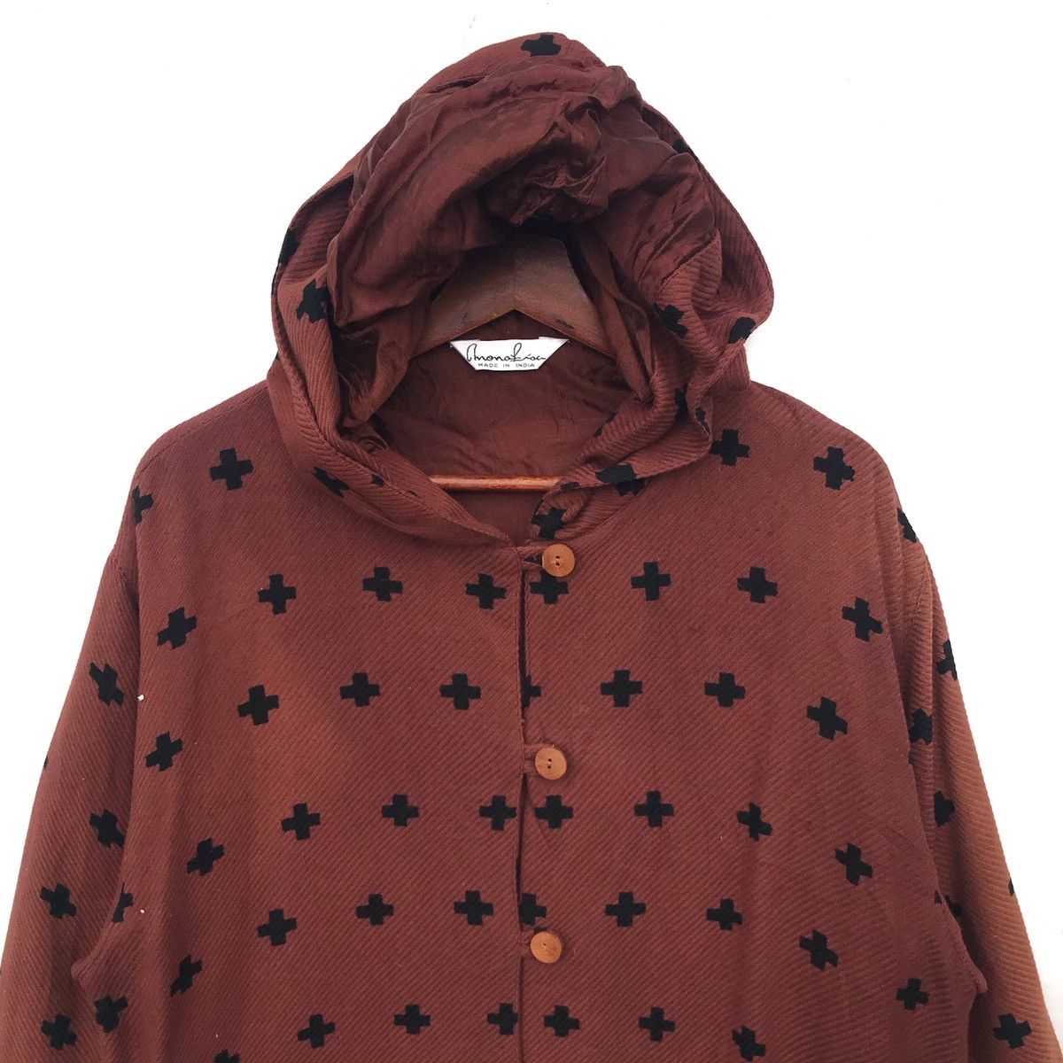 Aran Isles Knitwear Vintage Native Hoodie Buttonup Jacket Size US M / EU 48-50 / 2 - 5 Thumbnail