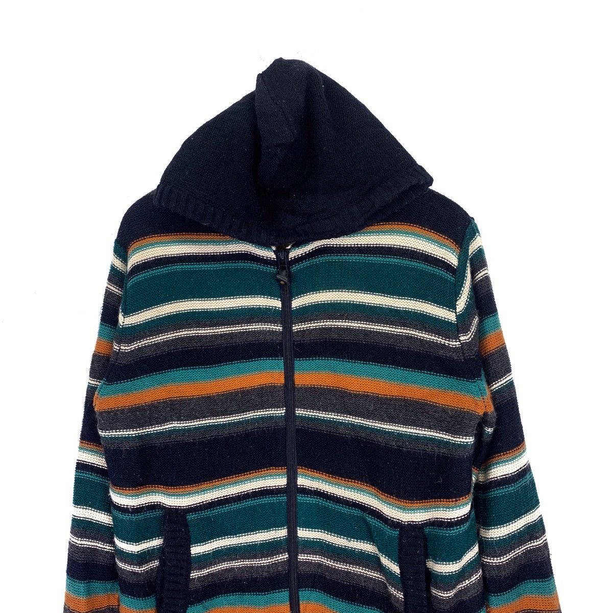 Aran Isles Knitwear Vintage Freude Bandana Native Hoodie Sweater Size US M / EU 48-50 / 2 - 2 Thumbnail