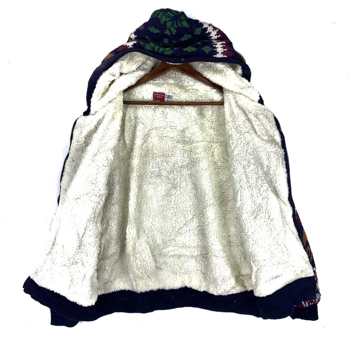 Aran Isles Knitwear American Classy Hoodie Bandana Native Navajo Sweater Size US L / EU 52-54 / 3 - 5 Thumbnail