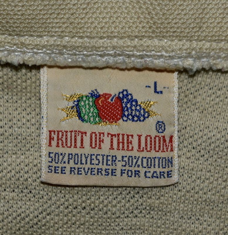 Vintage Vintage 80s Fruit of The Loom Knit Polo Shirt (L) Size US L / EU 52-54 / 3 - 4 Thumbnail