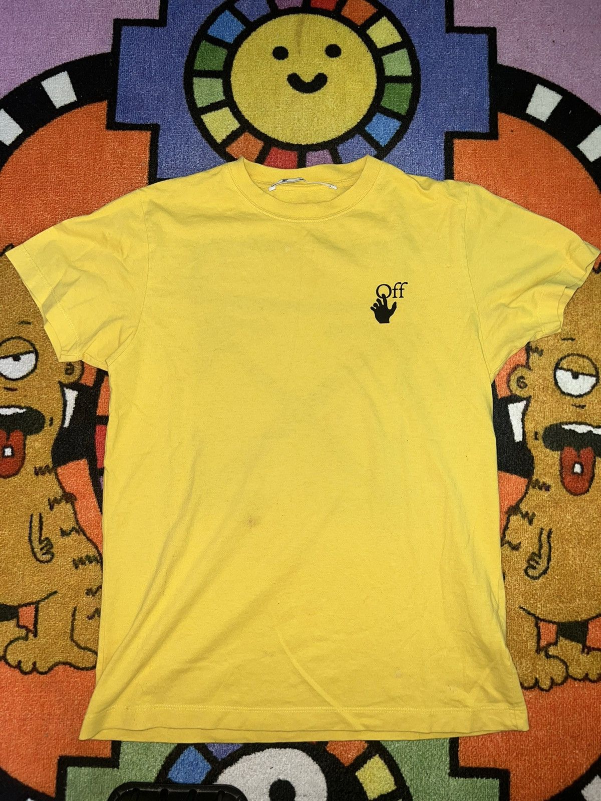 Off-White SPRAY MARKER S/S SLIM T-shirt - Yellow