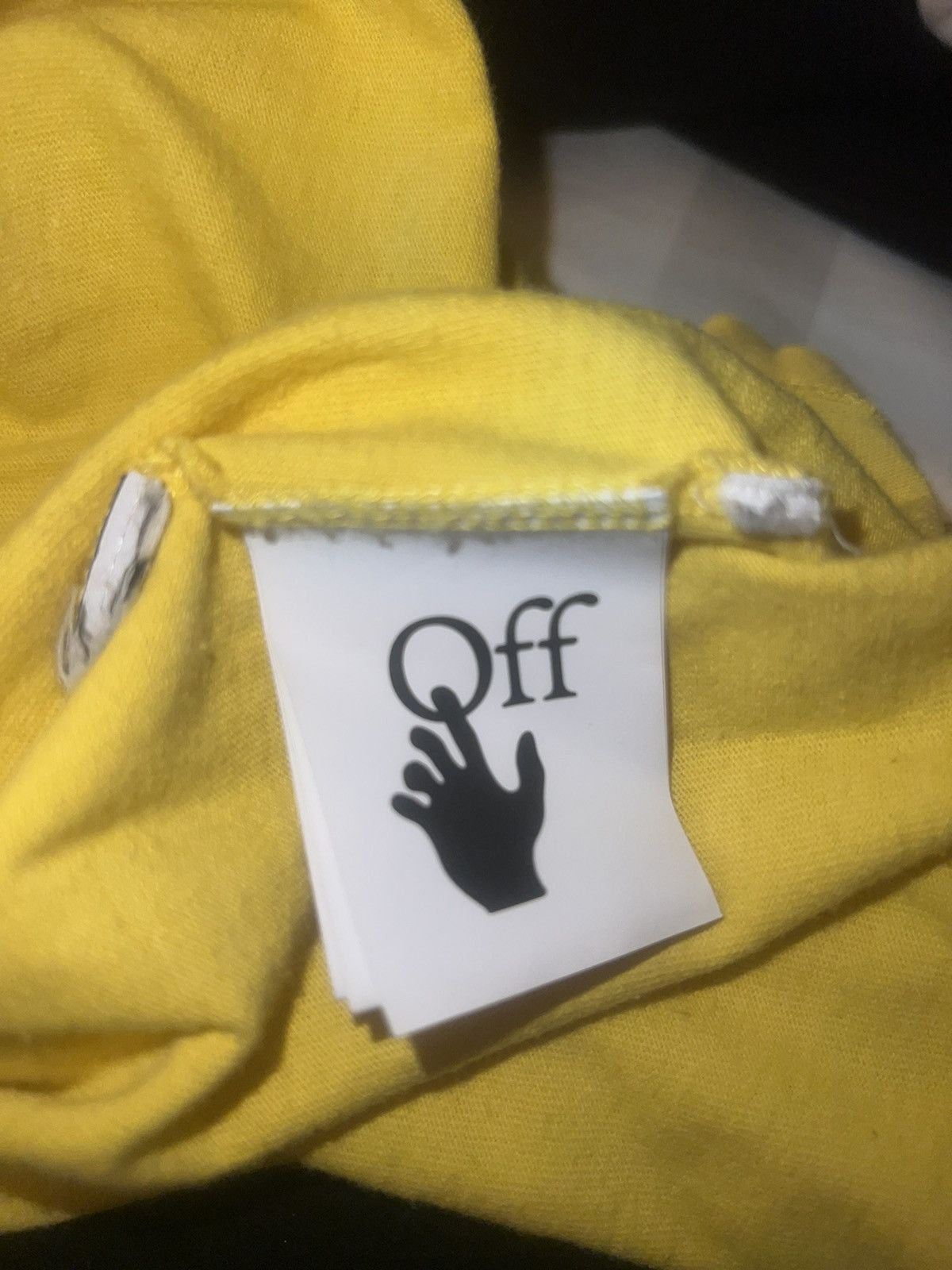 Off-White Off-White SPRAY MARKER S/S SLIM T-shirt - Yellow Size US S / EU 44-46 / 1 - 8 Thumbnail