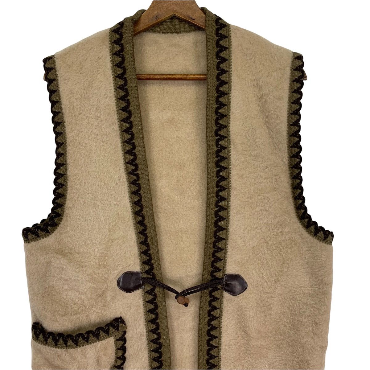 Japanese Brand No Name Wool Vest Jacket Size US M / EU 48-50 / 2 - 2 Thumbnail