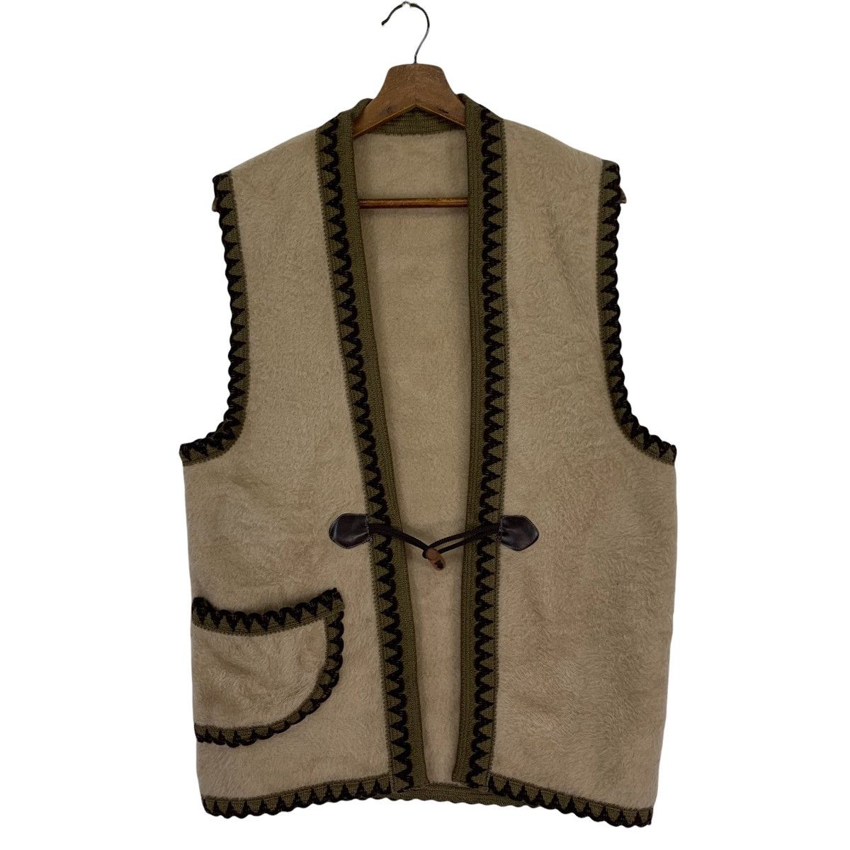 Japanese Brand No Name Wool Vest Jacket Size US M / EU 48-50 / 2 - 1 Thumbnail