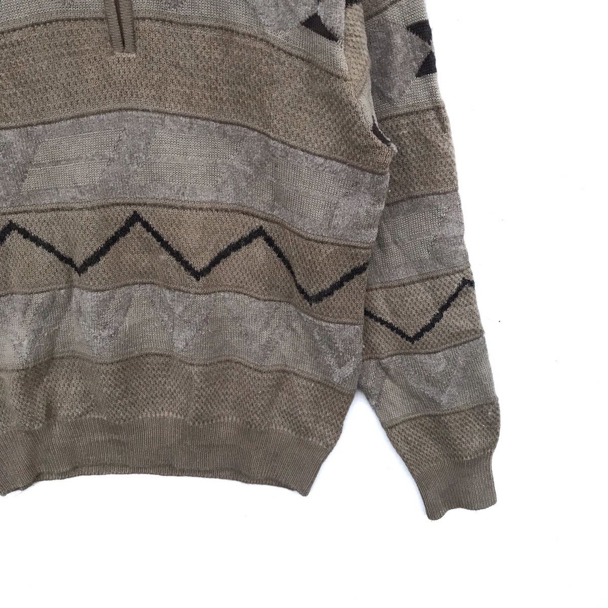 Homespun Knitwear Vintage Lindbergh Bandana Halfzip Knitwear Size US M / EU 48-50 / 2 - 4 Thumbnail