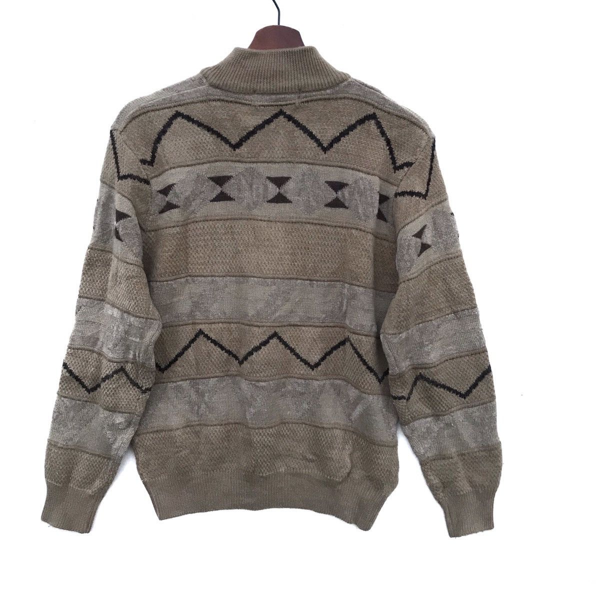 Homespun Knitwear Vintage Lindbergh Bandana Halfzip Knitwear Size US M / EU 48-50 / 2 - 6 Thumbnail