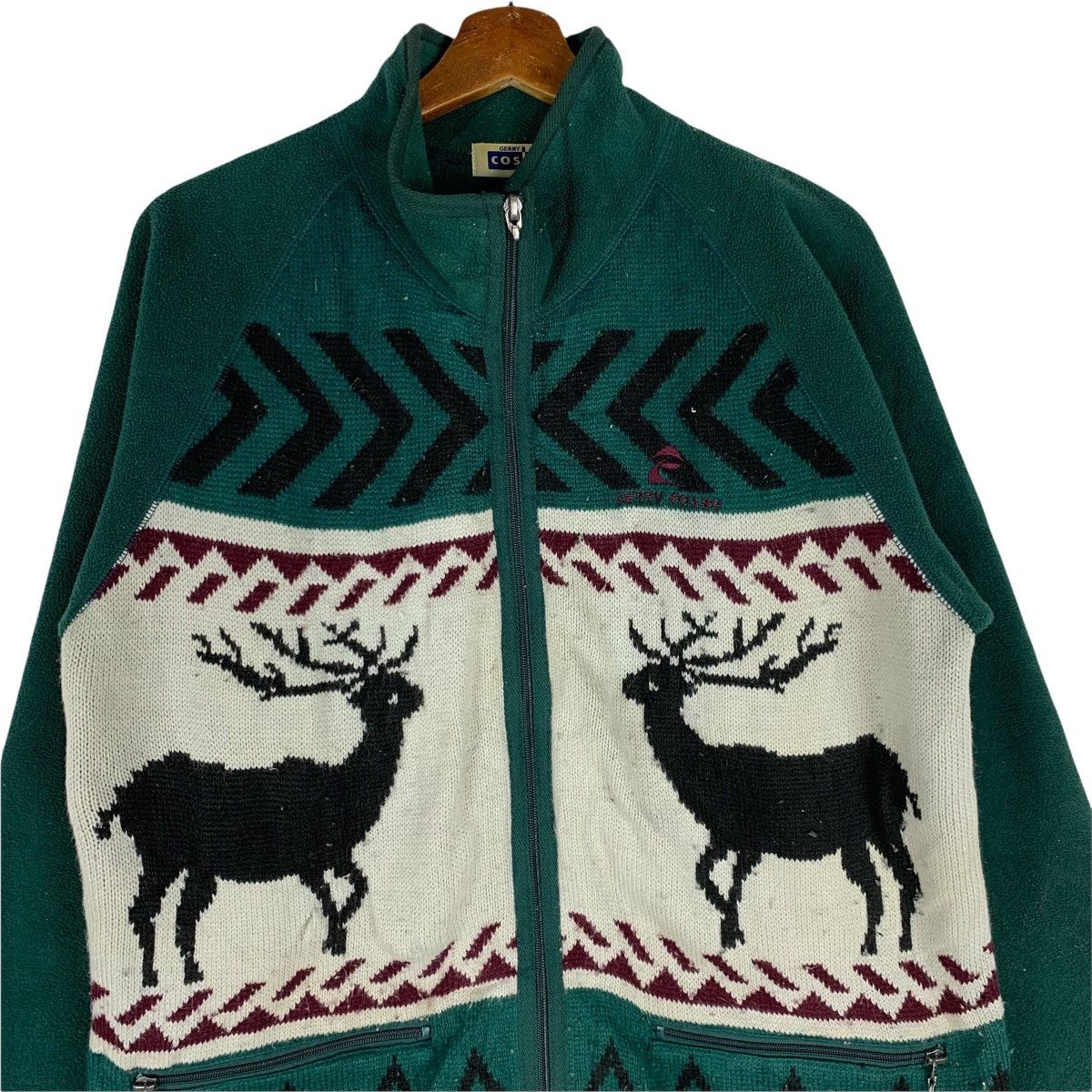 Crosby Square Vintage 90s Gerry Cosby Native Knitwear Sweather Size US L / EU 52-54 / 3 - 2 Thumbnail