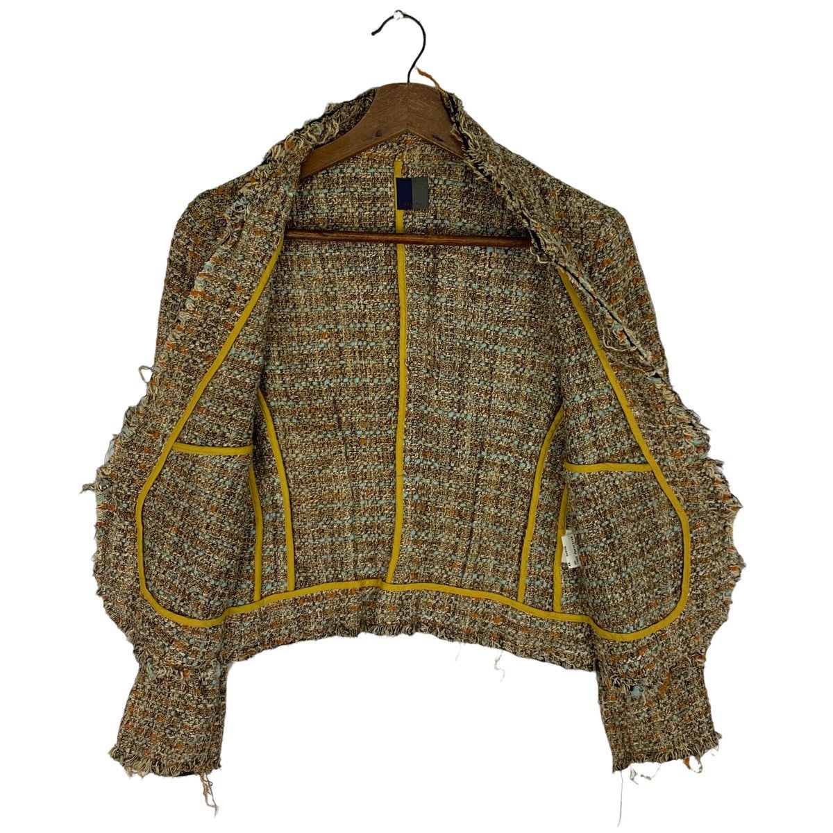 Aran Isles Knitwear Japanese Brand Hiyoku Native Jacket Size US S / EU 44-46 / 1 - 5 Thumbnail