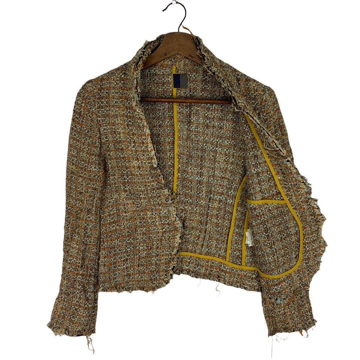 Aran Isles Knitwear Japanese Brand Hiyoku Native Jacket Size US S / EU 44-46 / 1 - 4 Thumbnail