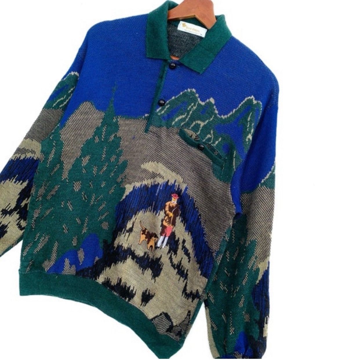 Aran Isles Knitwear Vintage Knit Wear Sweater Rare Design Size US M / EU 48-50 / 2 - 2 Thumbnail