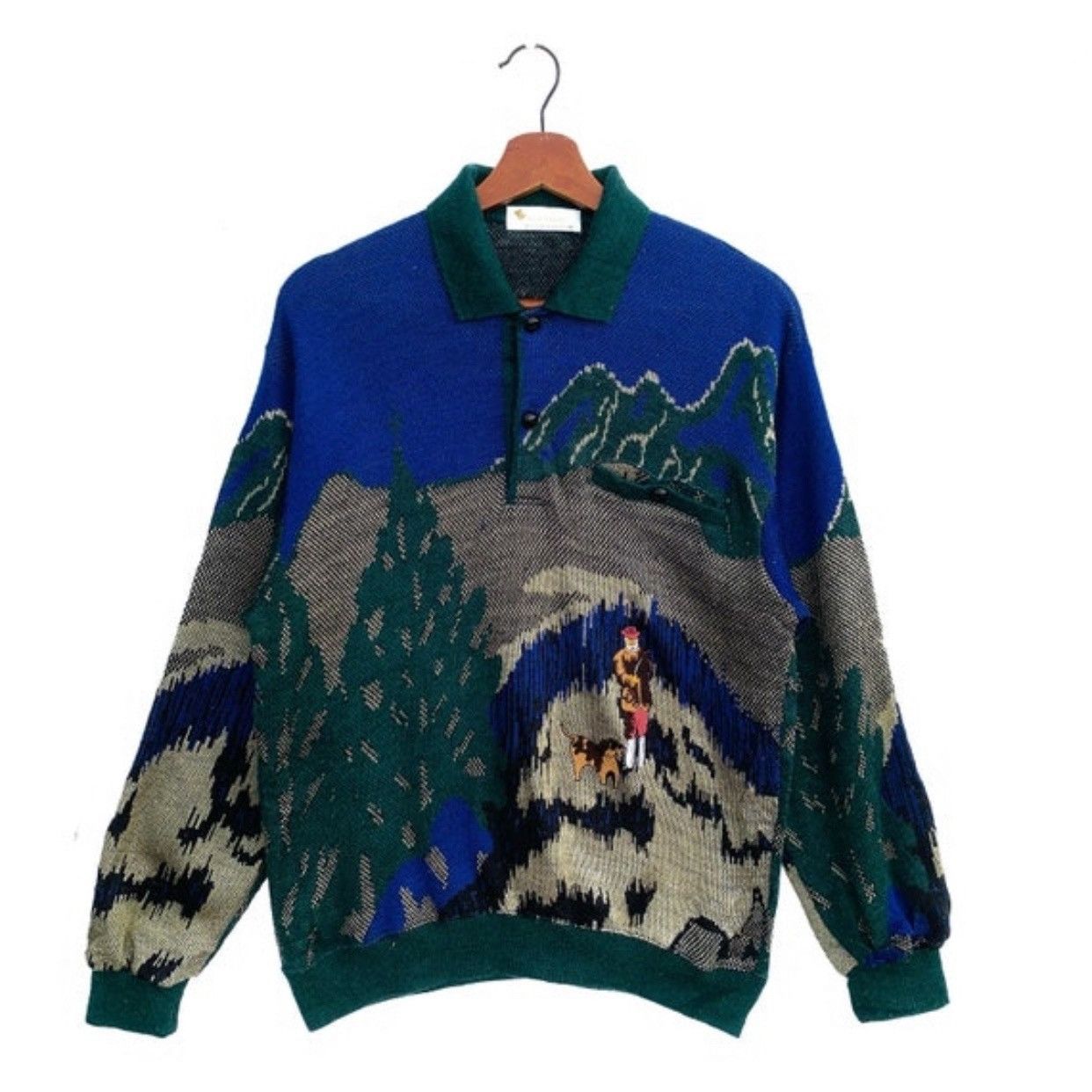 Aran Isles Knitwear Vintage Knit Wear Sweater Rare Design Size US M / EU 48-50 / 2 - 1 Thumbnail