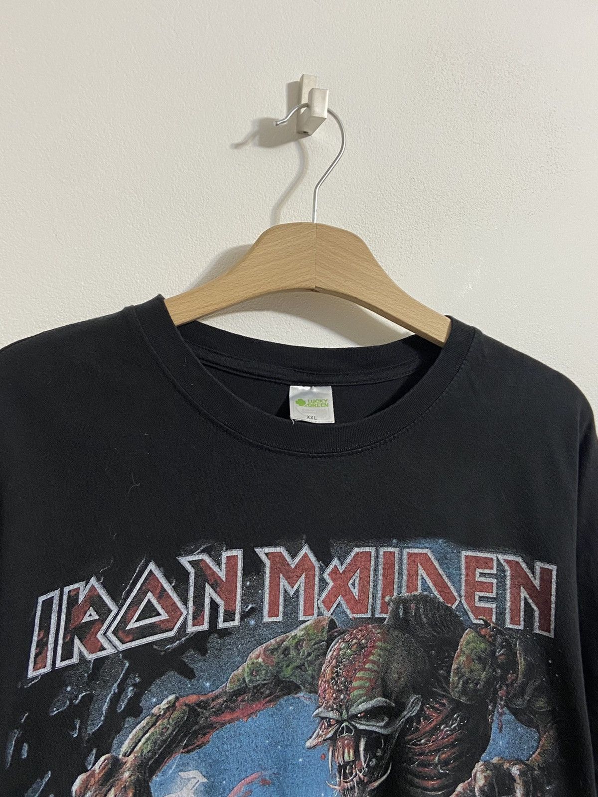 Iron Maiden × Japanese Brand × Vintage Vintage Black T-Shirt Tee Iron Maiden The Final Frontier Size US XXL / EU 58 / 5 - 3 Thumbnail