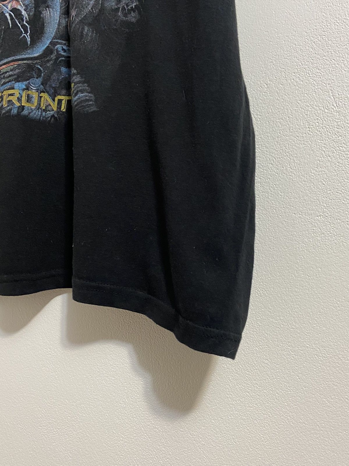 Iron Maiden × Japanese Brand × Vintage Vintage Black T-Shirt Tee Iron Maiden The Final Frontier Size US XXL / EU 58 / 5 - 11 Thumbnail