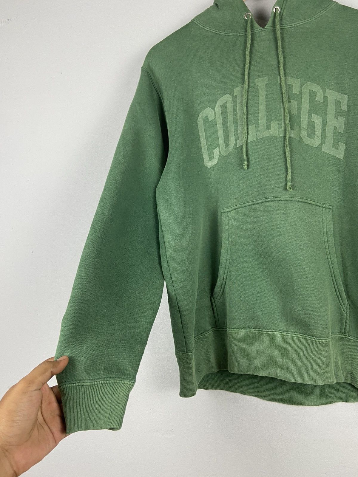 Vintage Vintage College University Pull Over Sweater Hoodie Size US M / EU 48-50 / 2 - 2 Thumbnail
