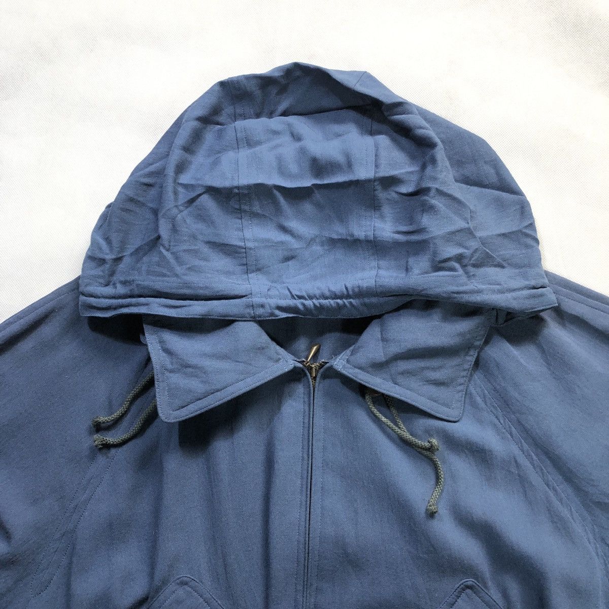 Christian Dior Monsieur × Vintage Vintage Christian Dior Monsieur Rayon Bomber Hooded Jacket Size US L / EU 52-54 / 3 - 11 Thumbnail
