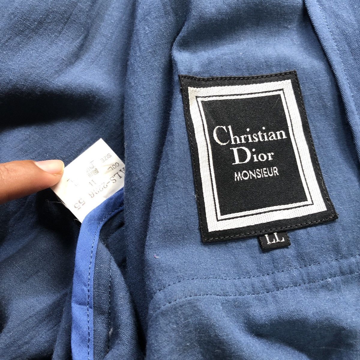Christian Dior Monsieur × Vintage Vintage Christian Dior Monsieur Rayon Bomber Hooded Jacket Size US L / EU 52-54 / 3 - 7 Thumbnail