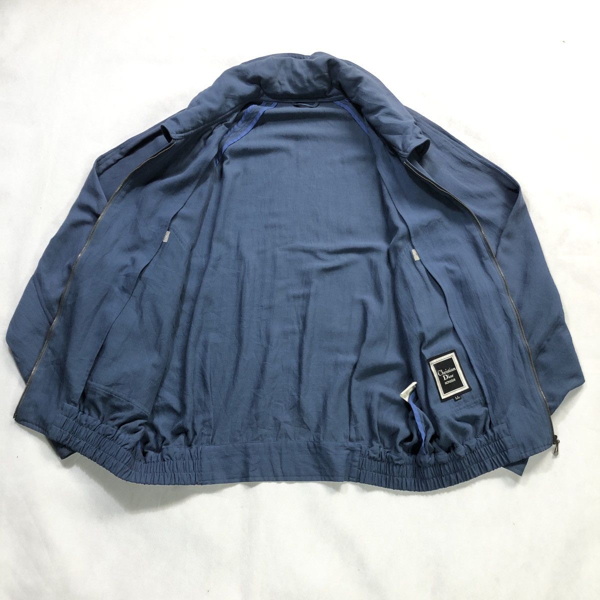 Christian Dior Monsieur × Vintage Vintage Christian Dior Monsieur Rayon Bomber Hooded Jacket Size US L / EU 52-54 / 3 - 6 Thumbnail