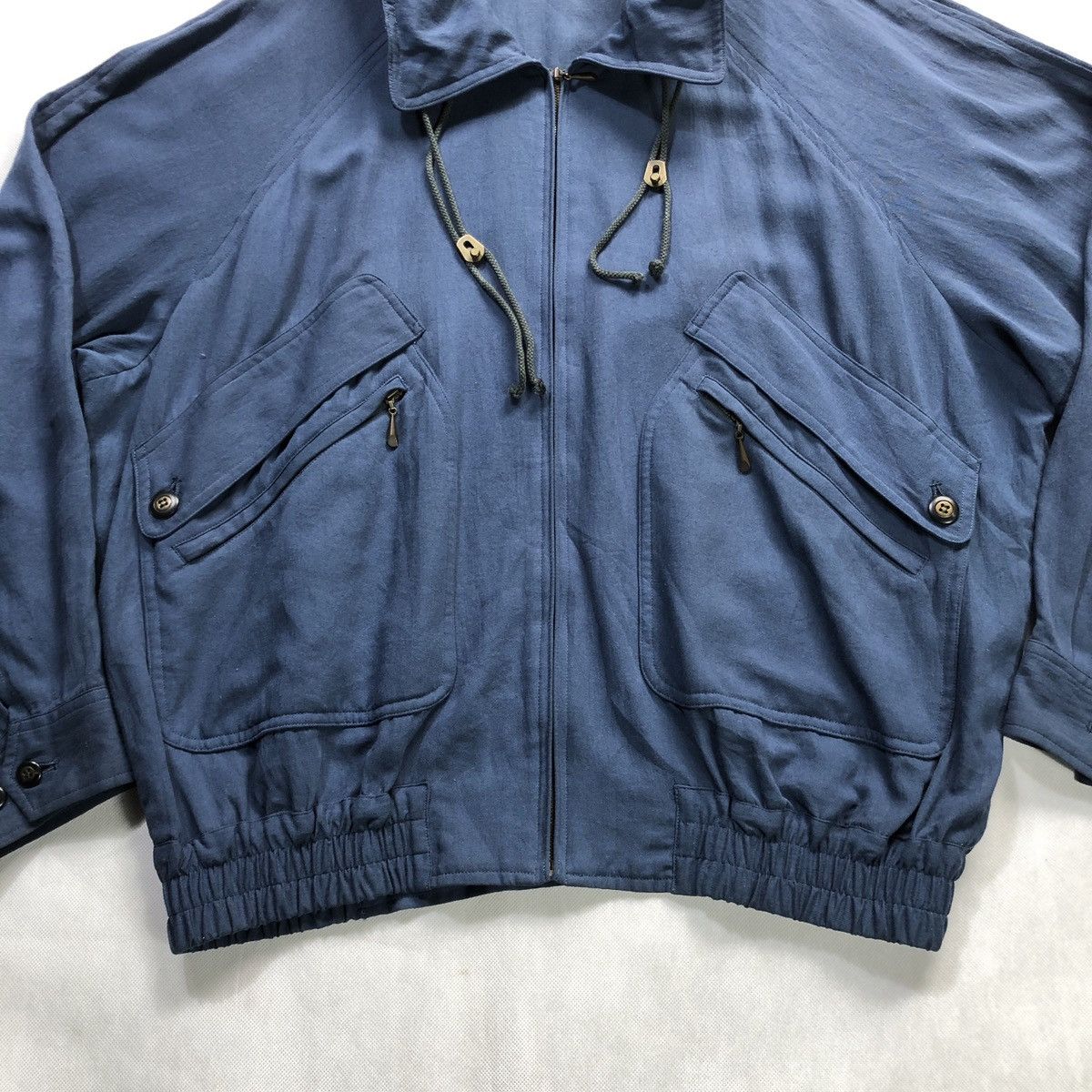 Christian Dior Monsieur × Vintage Vintage Christian Dior Monsieur Rayon Bomber Hooded Jacket Size US L / EU 52-54 / 3 - 5 Thumbnail