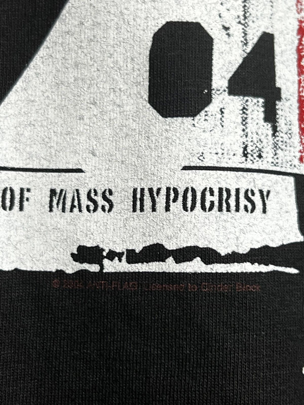 Band Tees Vintage Y2K 00s Anti Flag Weapons of Mass Hypocrisy T Shirt Size US XL / EU 56 / 4 - 4 Thumbnail