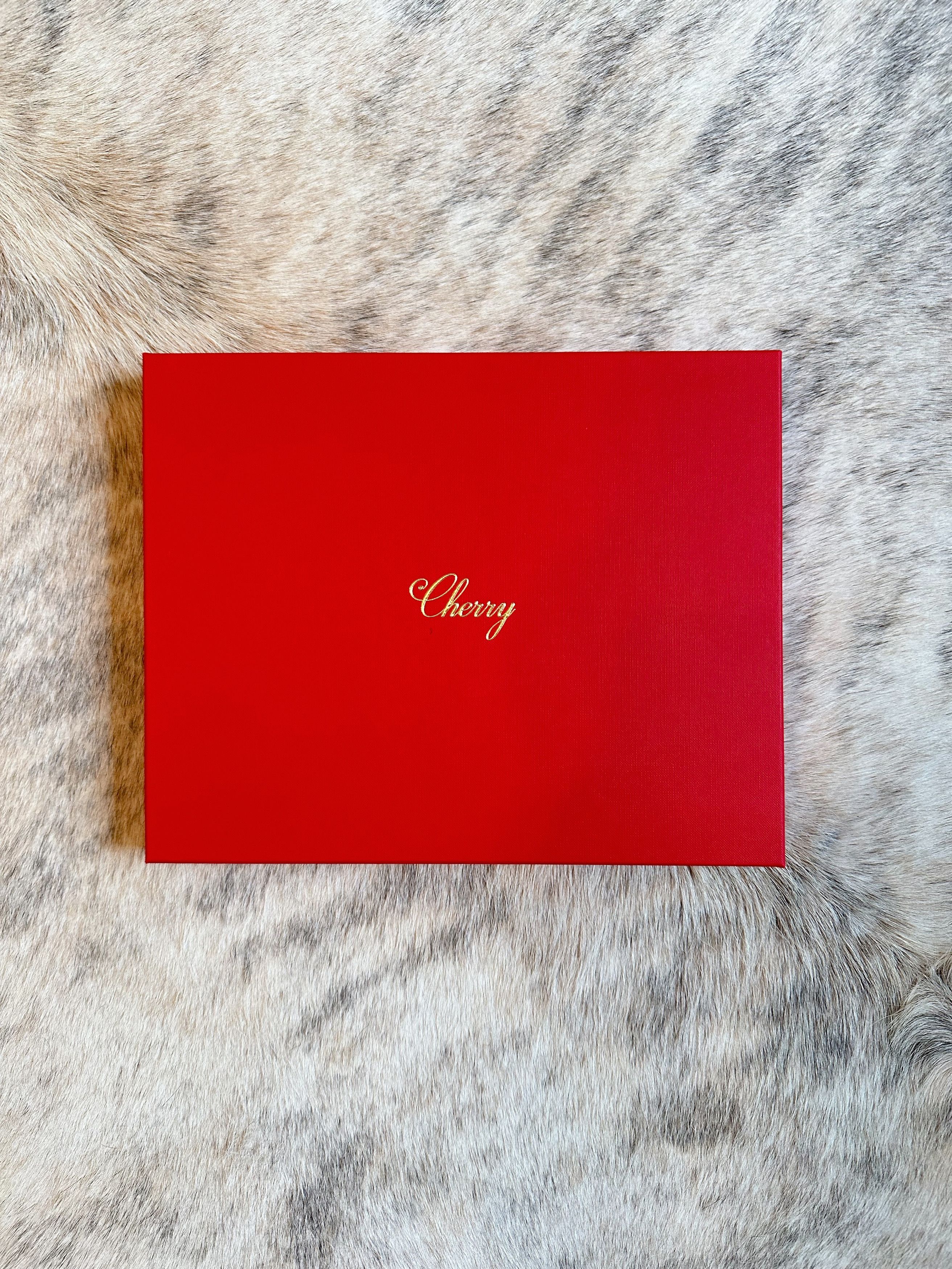 Cherry LA Cherry LA Red (Cherry) Leather Pouch Hand Bag Gold Hardware Size ONE SIZE - 3 Thumbnail