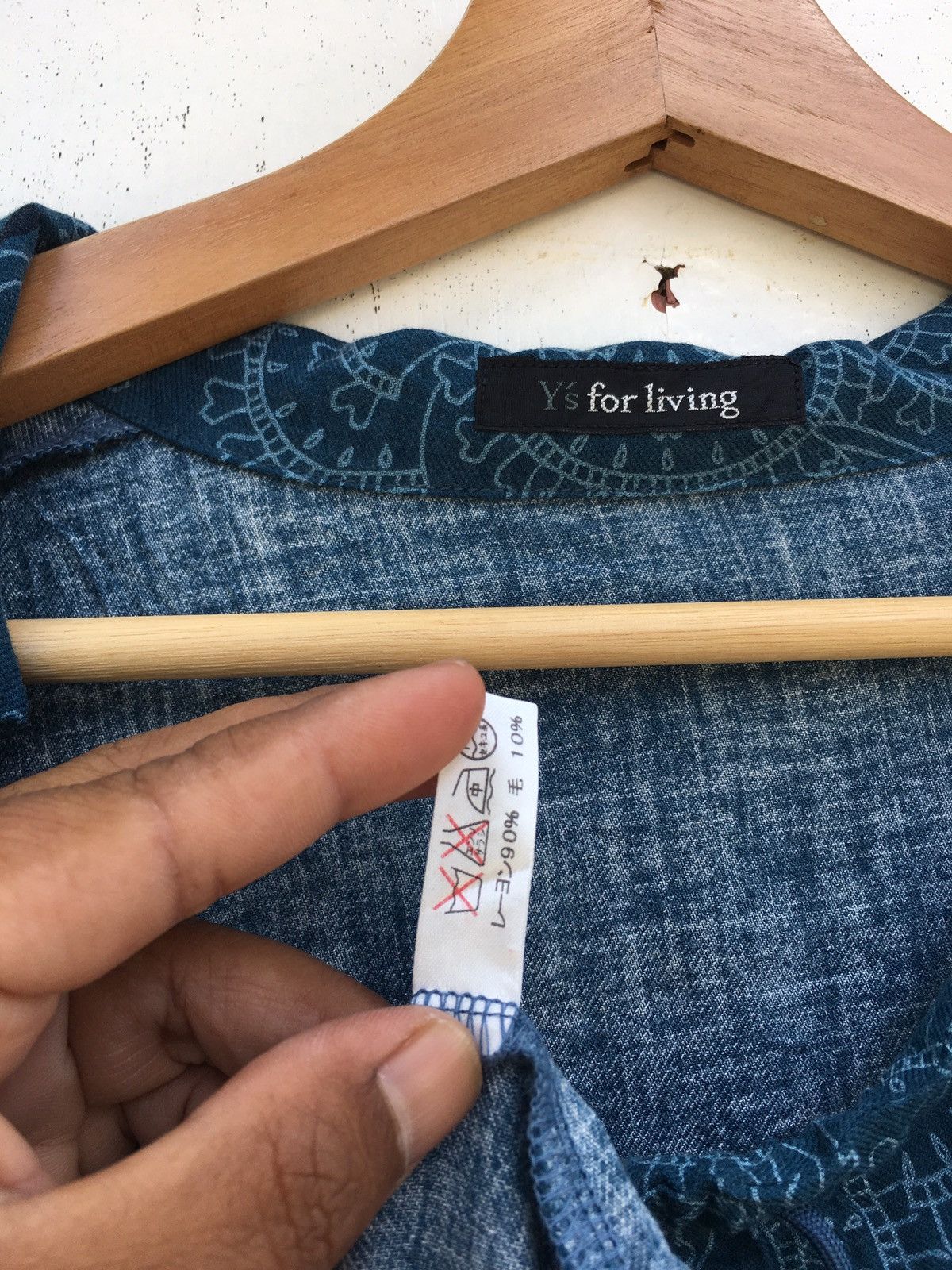 Y's × Yohji Yamamoto Rare Y’s for Living Yohji Yamamoto Shirt Size US M / EU 48-50 / 2 - 8 Thumbnail