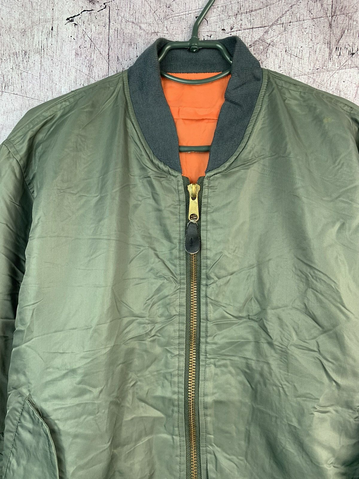 Vintage Vintage Bomber Jacket Reversible Military Flyers Nylon Size US L / EU 52-54 / 3 - 3 Thumbnail