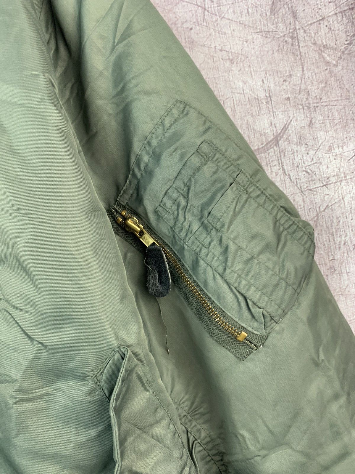 Vintage Vintage Bomber Jacket Reversible Military Flyers Nylon Size US L / EU 52-54 / 3 - 5 Thumbnail