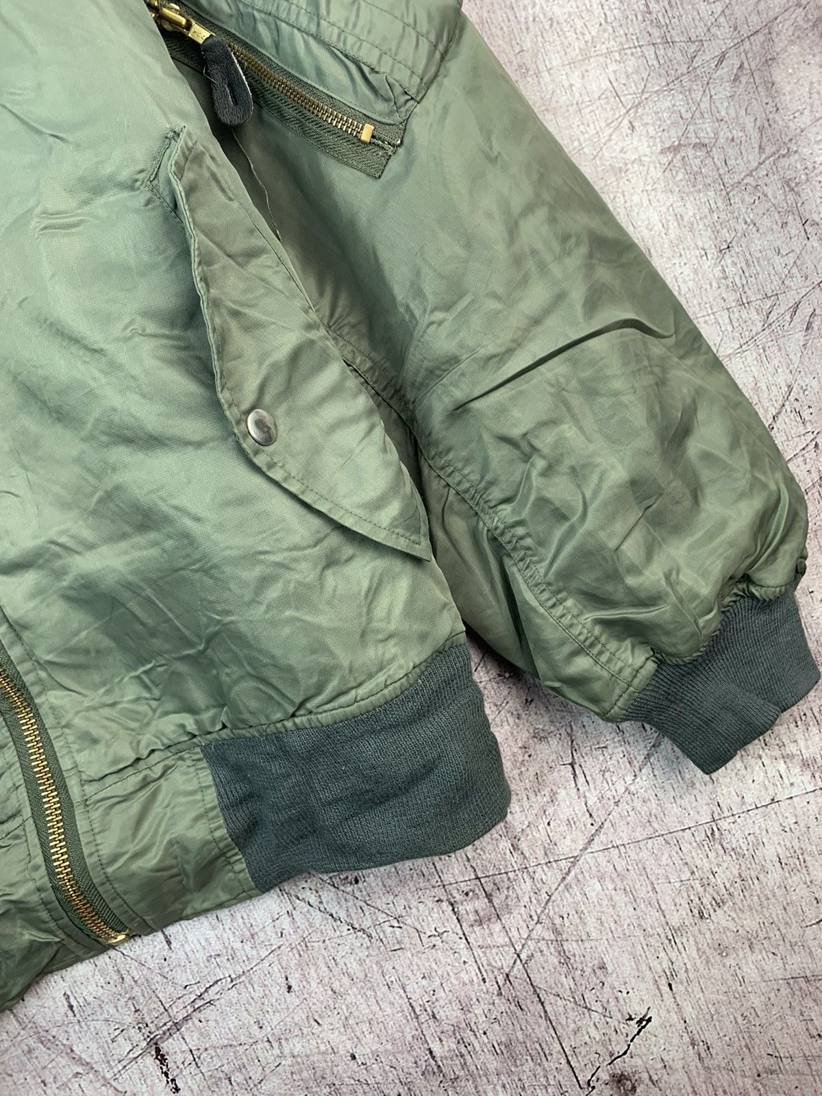Vintage Vintage Bomber Jacket Reversible Military Flyers Nylon Size US L / EU 52-54 / 3 - 9 Thumbnail